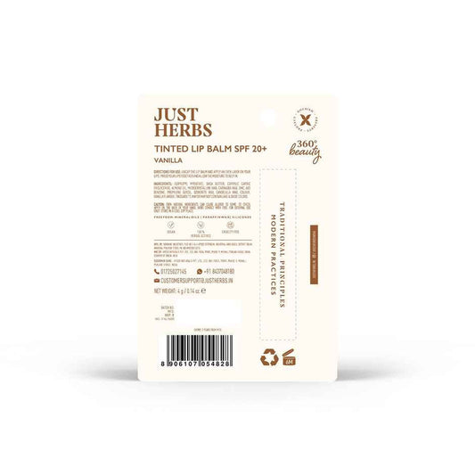 Just Herbs Tinted Lip Balm – Vanilla