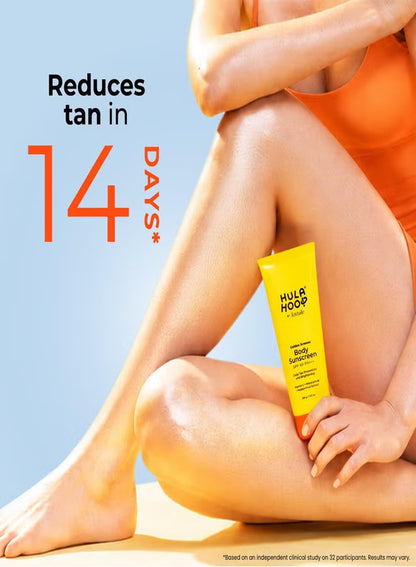 Hula Hoop by Foxtale Golden Armor Body Sunscreen – 200ml