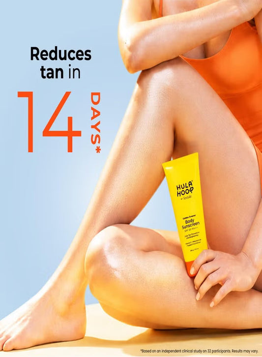 Hula Hoop by Foxtale Golden Armor Body Sunscreen – 200ml