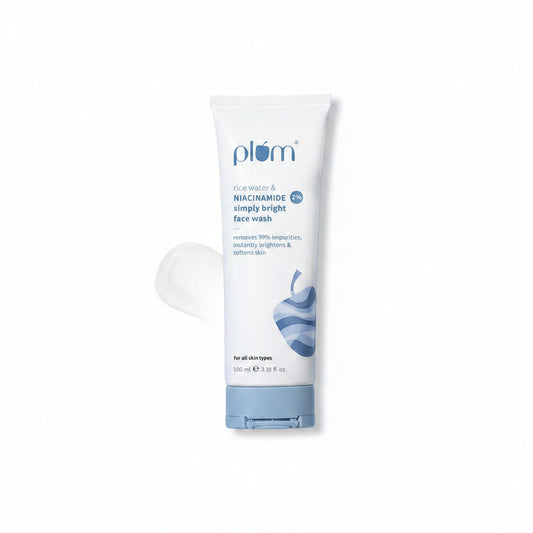 Plum Simply Bright 2% Niacinamide Face Wash with Rice Water