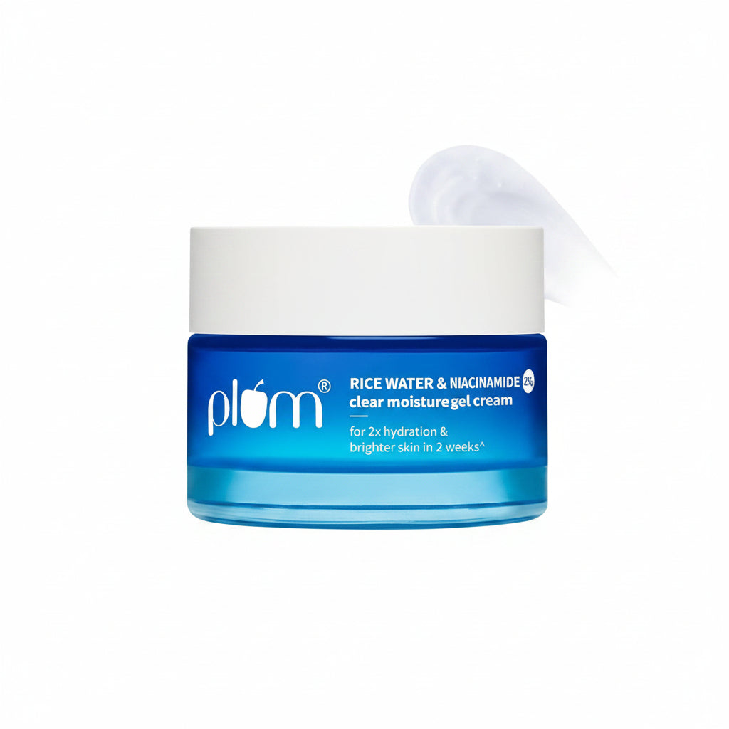 Plum 2% Niacinamide & Rice Water Daily Brightening Gel Face Moisturizer