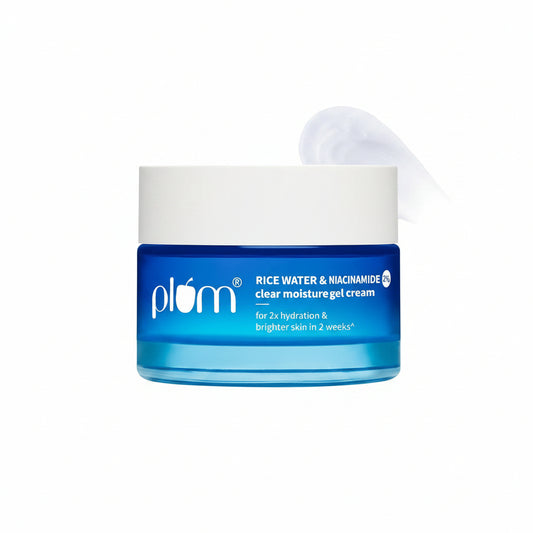 Plum 2% Niacinamide & Rice Water Daily Brightening Gel Face Moisturizer