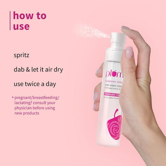 Plum Bulgarian Valley Rose Water Toner