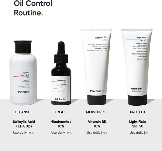 Minimalist 10% Vitamin B5 Oil-Free Moisturizer with Zinc, Copper, Magnesium & HA