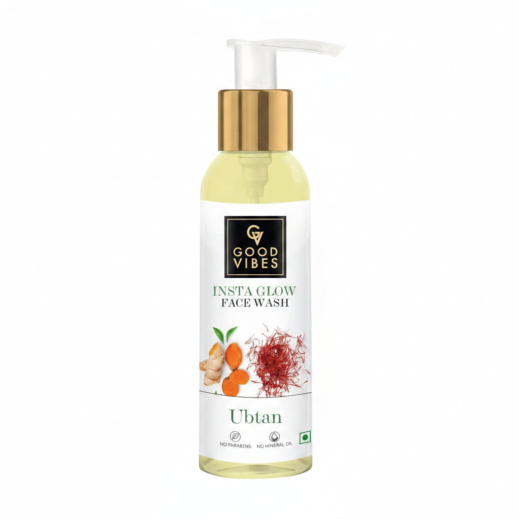 Good Vibes Ubtan De-Tan Glow Face Wash
