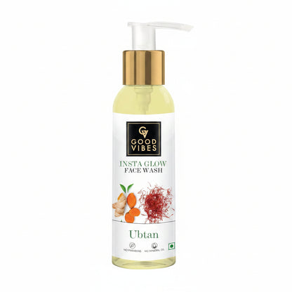 Good Vibes Ubtan De-Tan Glow Face Wash