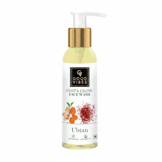 Good Vibes Ubtan De-Tan Glow Face Wash