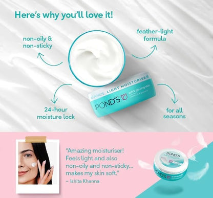 Pond's Light Moisturiser with Vitamin E + Glycerine
