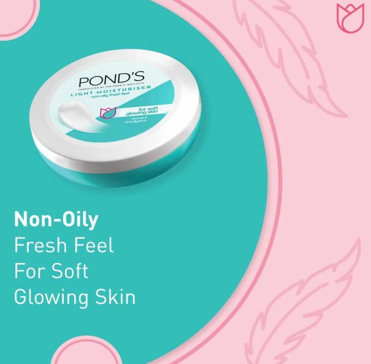 Pond's Light Moisturiser with Vitamin E + Glycerine