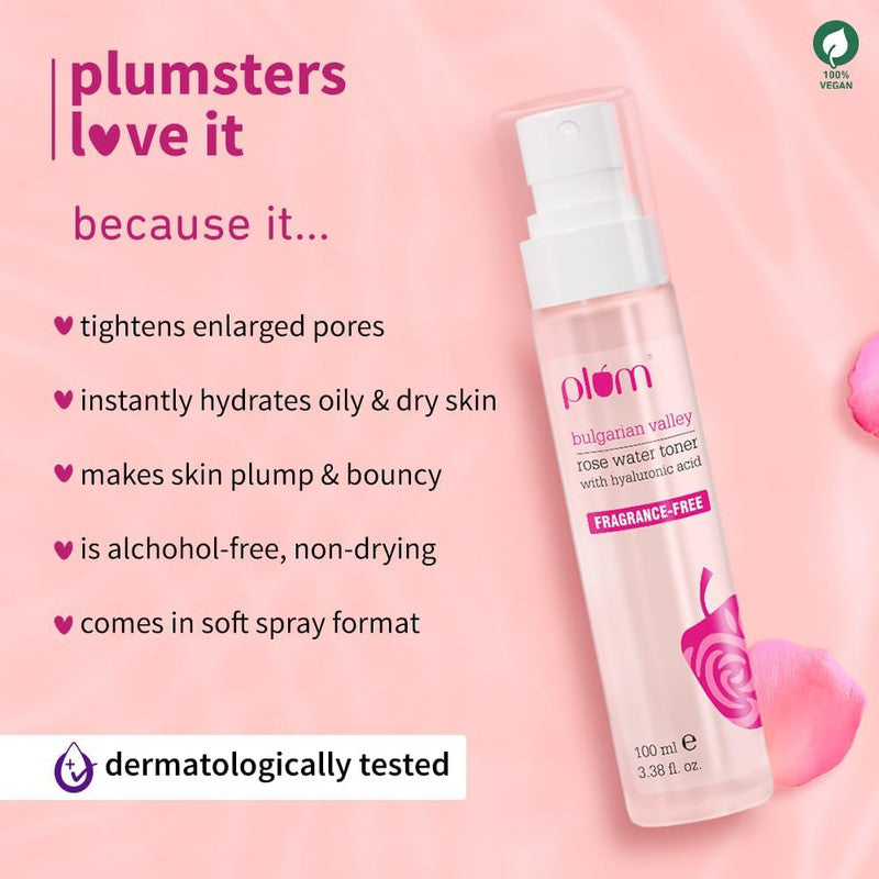 Plum Bulgarian Valley Rose Water Toner