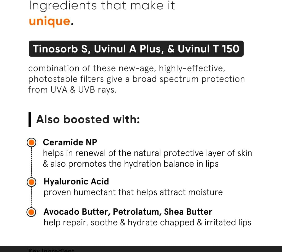 Minimalist SPF 30 Lip Balm with Ceramides & Hyaluronic Acid