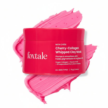 Foxtale Mon Cheri Cherry-Collagen Whipped Clay Mask – 30g