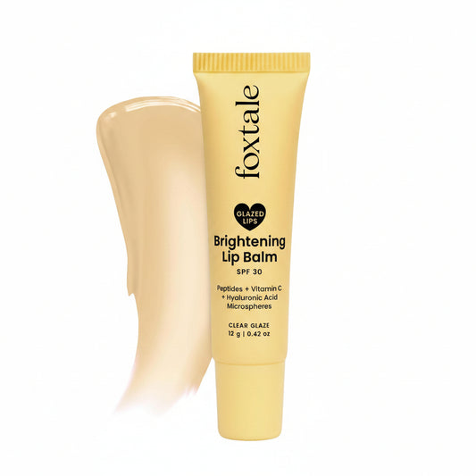 Foxtale Glazed Lips Brightening Lip Balm – Clear Glaze – 12g