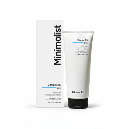 Minimalist 10% Vitamin B5 Oil-Free Moisturizer with Zinc, Copper, Magnesium & HA