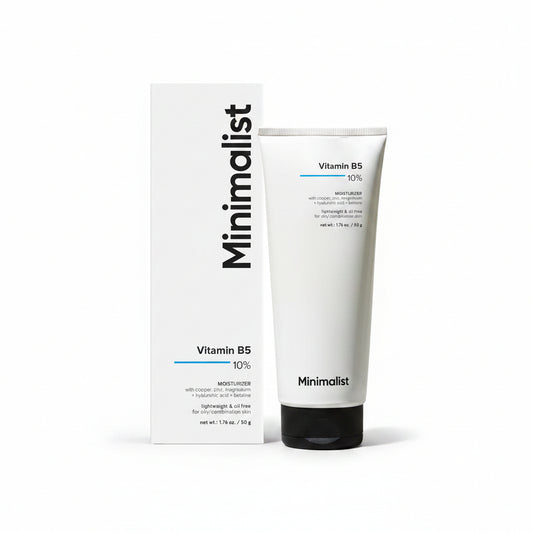 Minimalist 10% Vitamin B5 Oil-Free Moisturizer with Zinc, Copper, Magnesium & HA