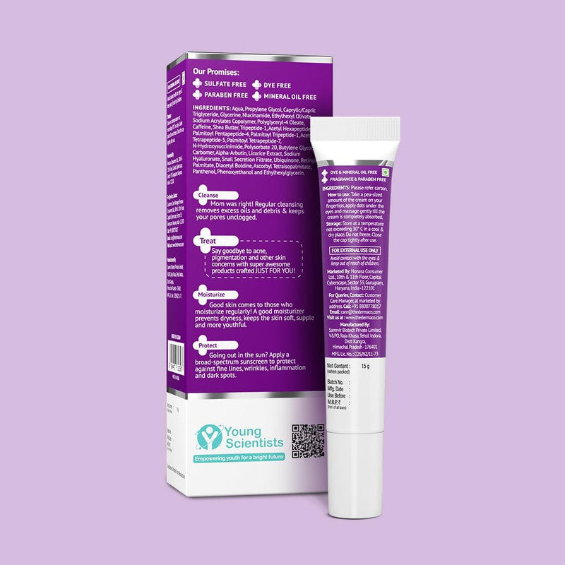 The Derma Co Snail Peptide 96 Under Eye Repair Cream