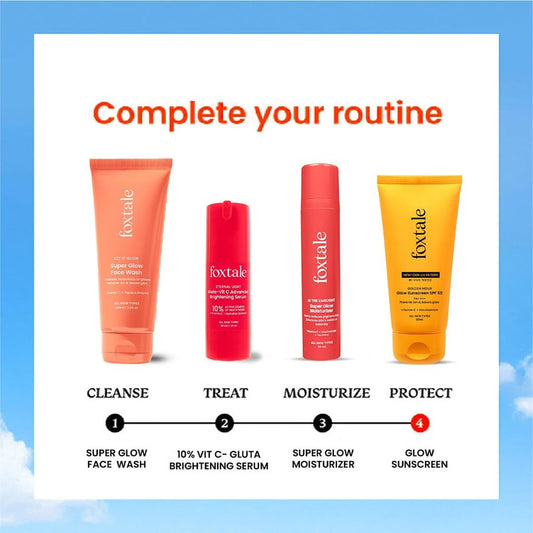 Foxtale Golden Hour Glow Sunscreen SPF 50 PA+++ – 80ml