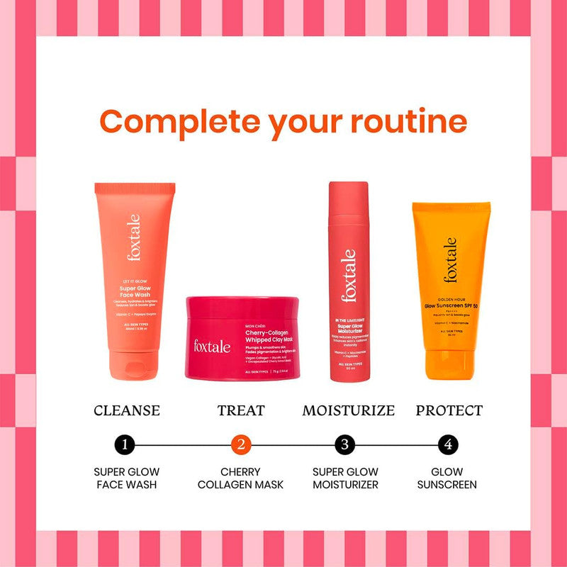 Foxtale Mon Cheri Cherry-Collagen Whipped Clay Mask – 30g