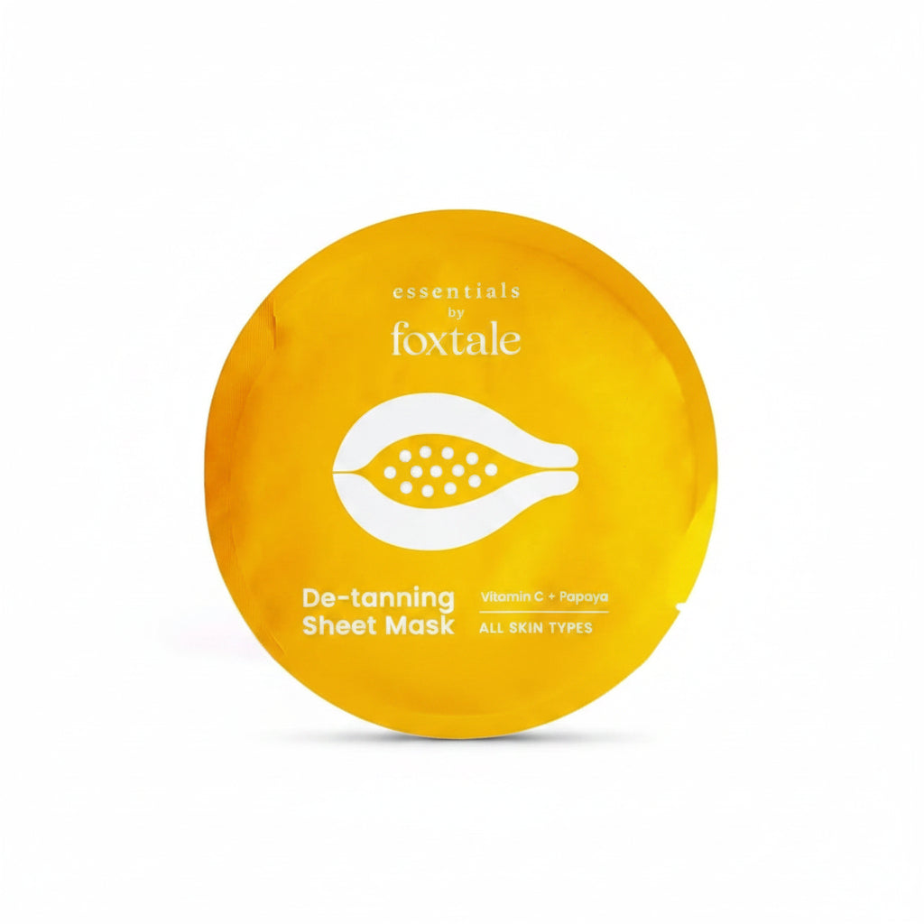 Foxtale De-Tanning Sheet Mask – Vitamin C + Papaya