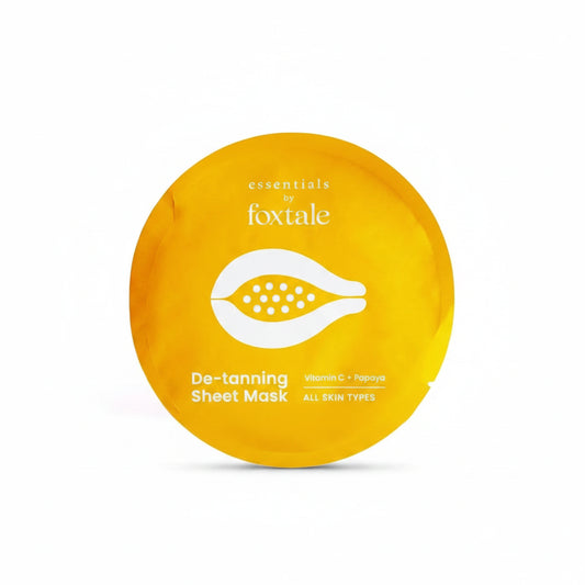 Foxtale De-Tanning Sheet Mask – Vitamin C + Papaya