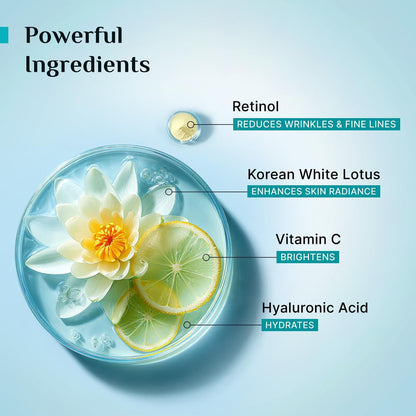 Pilgrim Retinol Under Eye Cream with Vitamin C & Hyaluronic Acid