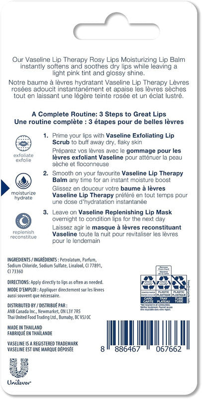 Vaseline Lip Care Rosy Lips Tinted Lip Balm