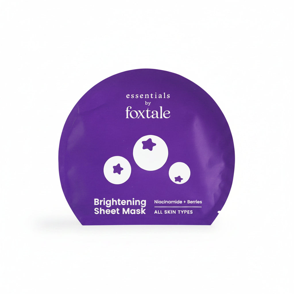 Foxtale Brightening Sheet Mask – Niacinamide + Berries