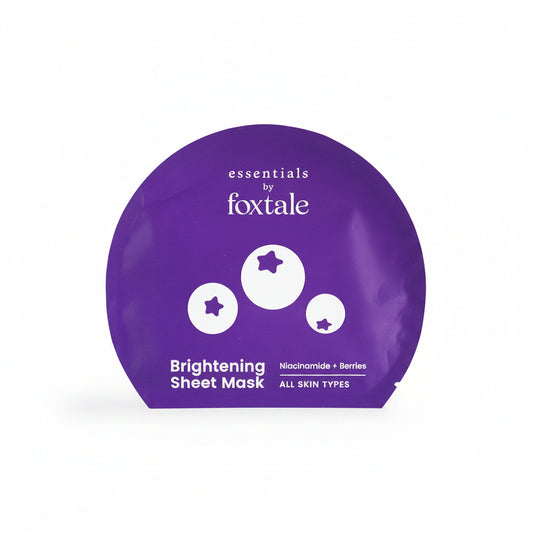 Foxtale Brightening Sheet Mask – Niacinamide + Berries