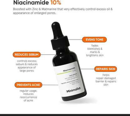Minimalist 10% Niacinamide Face Serum