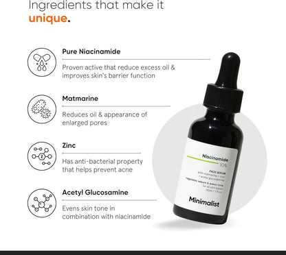 Minimalist 10% Niacinamide Face Serum