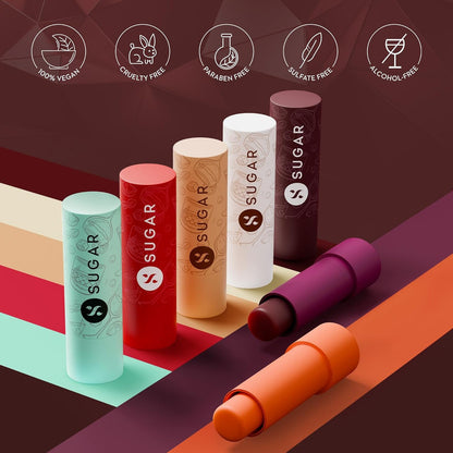 SUGAR Cosmetics Tipsy Lips Moisturizing Balm – L.I.I.T & Bramble (2 Pcs)
