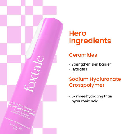 Foxtale Super Ceramide Cream Moisturiser – 50ml