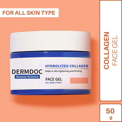 DERMDOC by Purplle Hydrolyzed Collagen Skin Tightening Face Gel