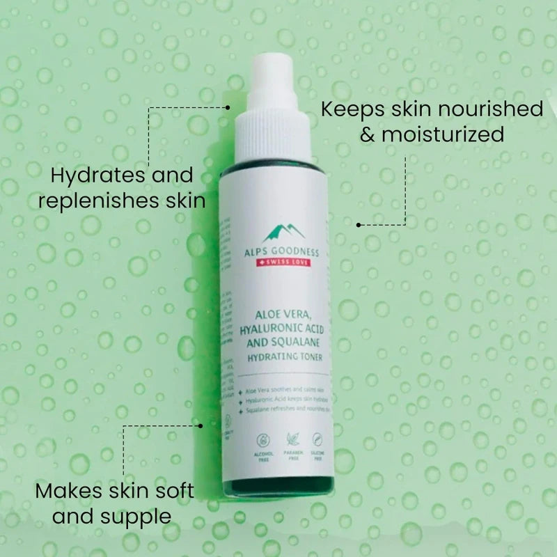 Alps Goodness Aloe Vera, Squalane & Hyaluronic Acid Hydrating Toner