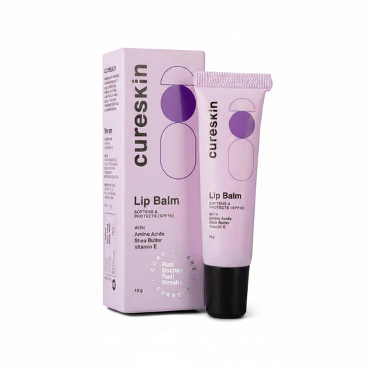Cureskin Lip Balm SPF 15 with Amino Acids, Shea Butter & Vitamin E