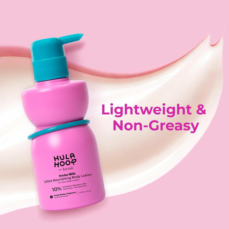 Hula Hoop by Foxtale Swiss Milk Ultra Nourishing Body Lotion