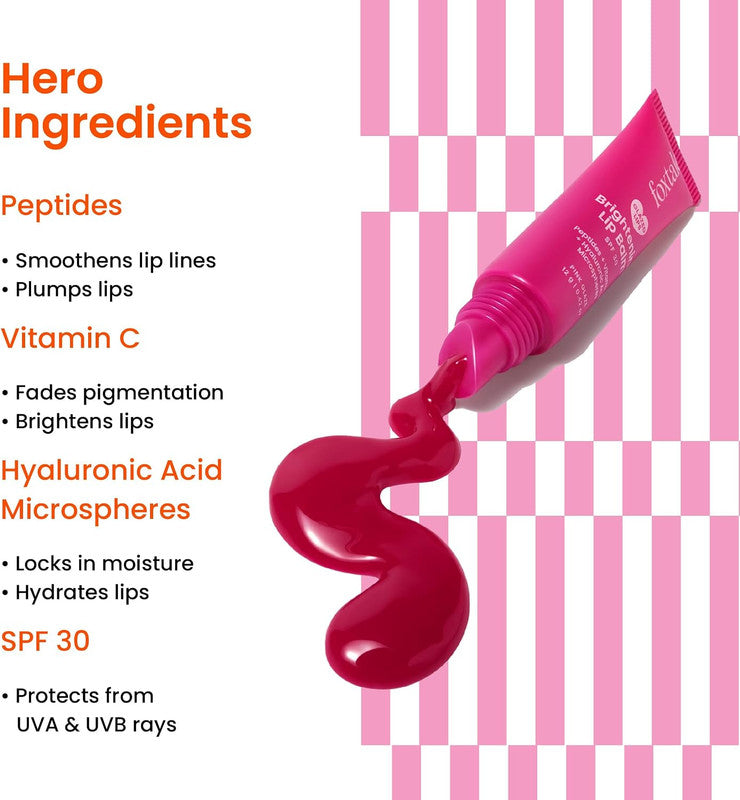 Foxtale Glazed Lips Brightening Lip Balm – Pink Glaze – 12g