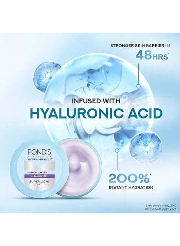 Pond's Hydra Miracle Super Light Gel with Hyaluronic Acid & Salicylic Acid