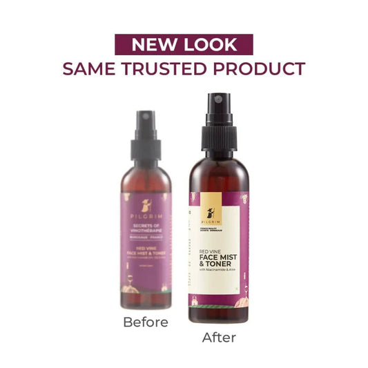 Pilgrim Red Vine Face Mist & Toner with Niacinamide & Aloe