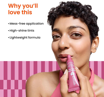Foxtale Glazed Lips Brightening Lip Balm – Light Mauve Glaze – 12g