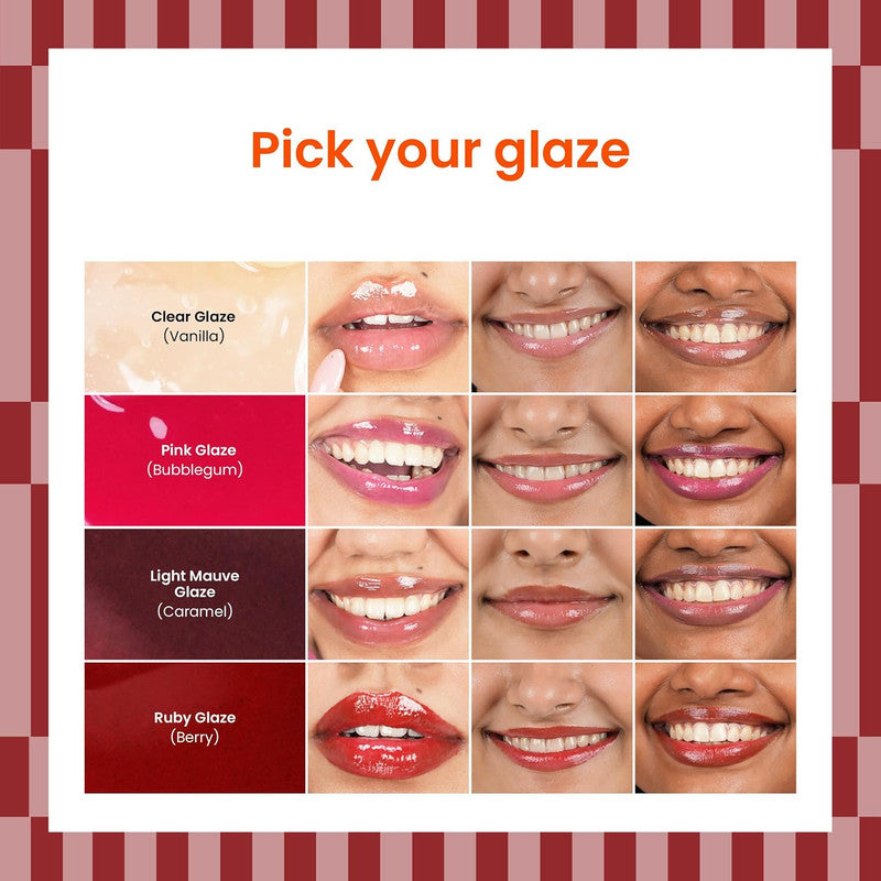 Foxtale Glazed Lips Brightening Lip Balm – Ruby Glaze – 12g