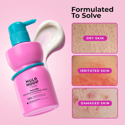 Hula Hoop by Foxtale Swiss Milk Ultra Nourishing Body Lotion