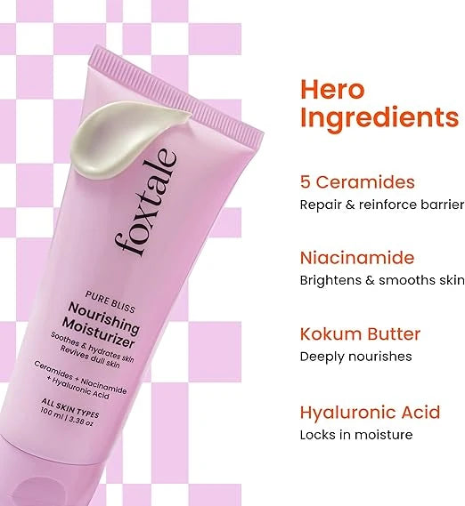 Foxtale Pure Bliss Nourishing Moisturizer – 50ml