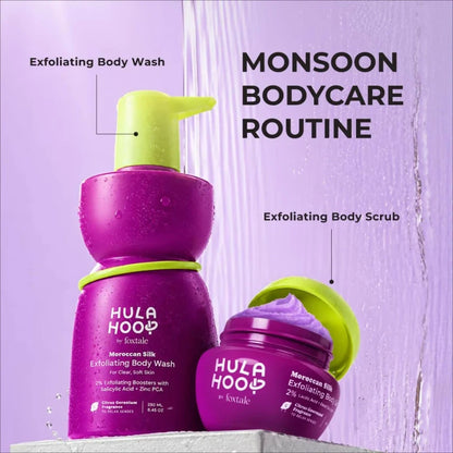 Hula Hoop by Foxtale Moroccan Silk Exfoliating Body Scrub – 75g