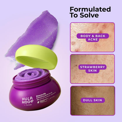 Hula Hoop by Foxtale Moroccan Silk Exfoliating Body Scrub – 200g