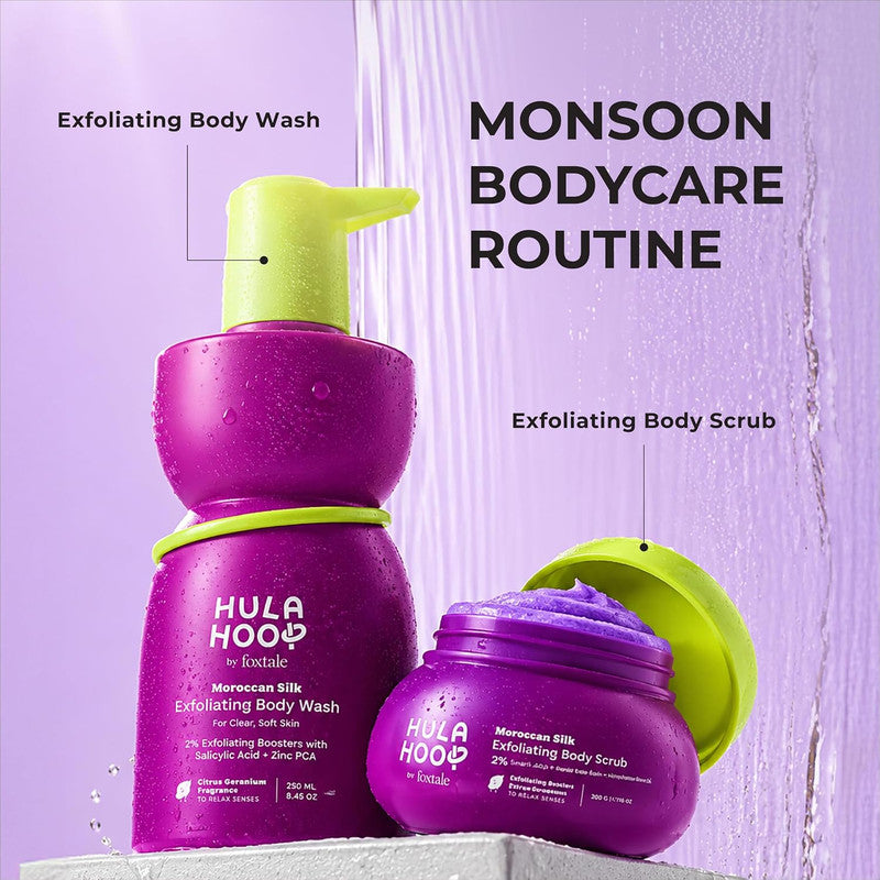 Hula Hoop by Foxtale Moroccan Silk Exfoliating Body Scrub – 200g