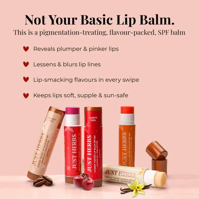 Just Herbs Tinted Lip Balm – Vanilla