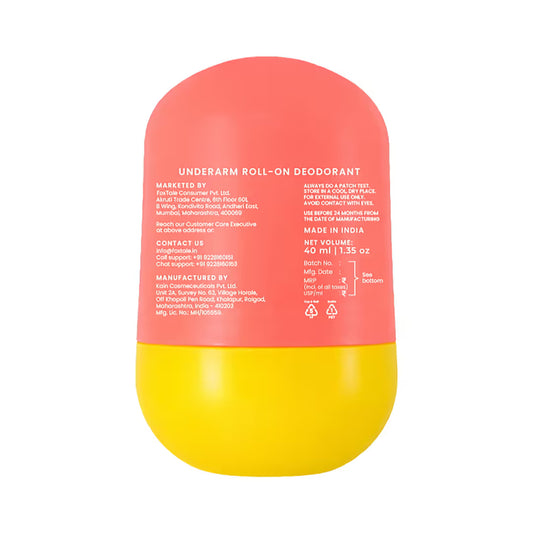 Hula Hoop by Foxtale Keep It Easy Underarm Roll-On – Baked Vanilla – 40ml
