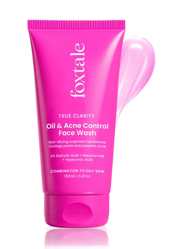 Foxtale True Clarity Oil & Acne Control Face Wash – 150ml