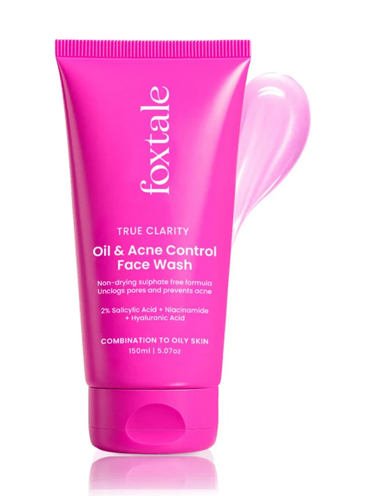 Foxtale True Clarity Oil & Acne Control Face Wash – 150ml